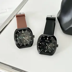 (COD) Jam Tangan Korea Sport Chrono Quartz dengan Desain Silikon Rubber yang Populer - Cocok untuk Pria dan Wanita dengan Gaya Fashion yang Stylish