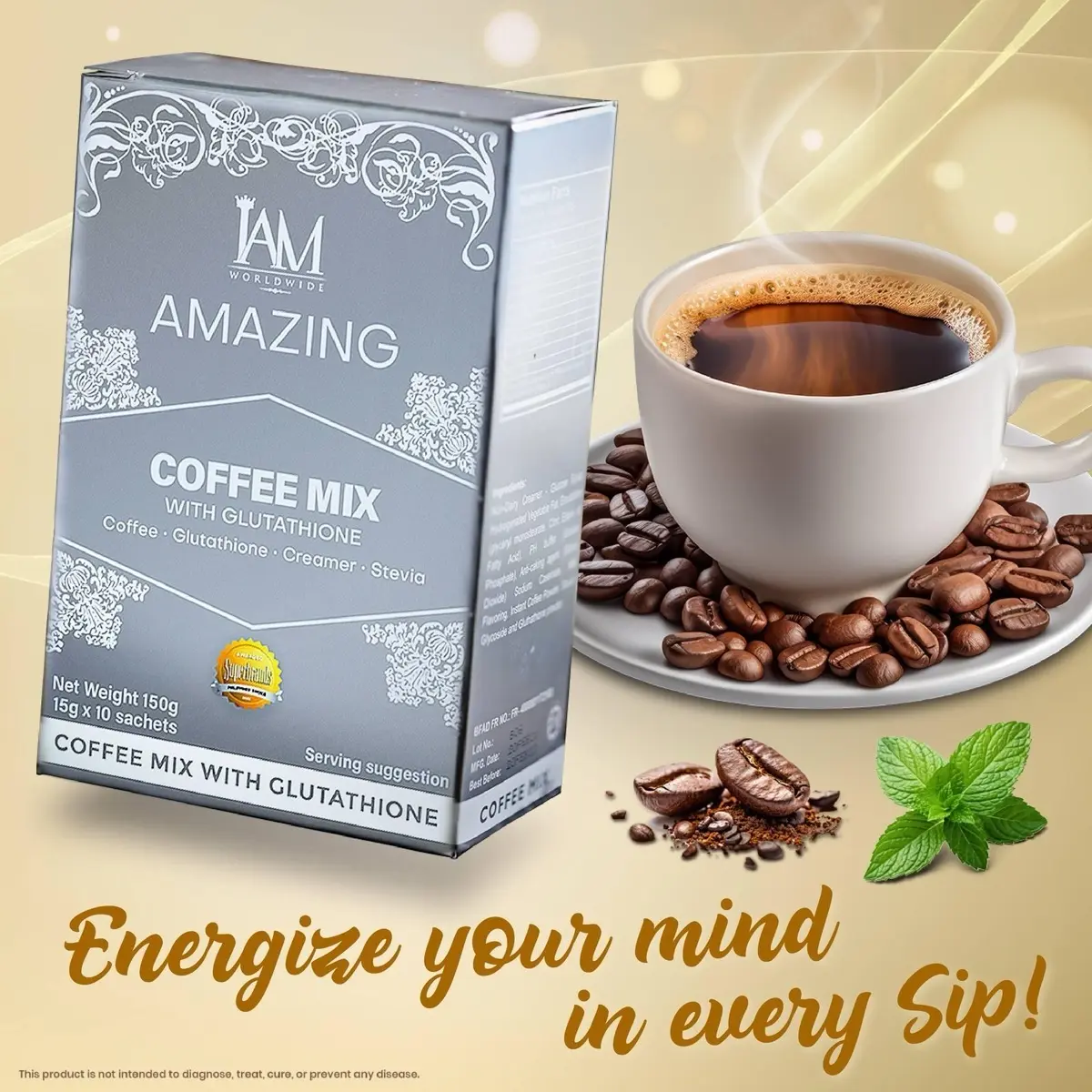 IAM Amazing Coffee mix with Glutathione Beverage (10 sachet) Natural Drink Natural Drink powder - TikTok Shop Philippines IAM Amazing Coffee mix with Glutathione Beverage (10 sachet) Natural Drink Natural Drink powder - TikTok Shop Philippines