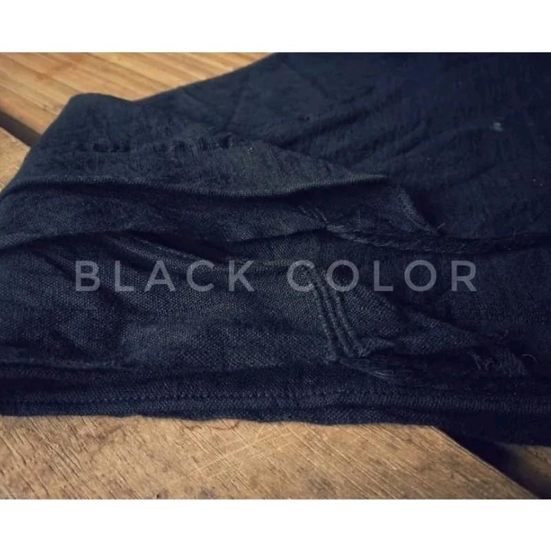 Iket kepala baduy warna hitam/black bahan katun tenunan baduy 4
