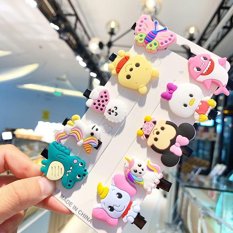 Product Introduction of Korean Style Super Cute Children Barrettes Girls Baby Ice Cream Does Not Hurt Hair Duckbill Clip Little Clip Hairpin Bang Clip Women 2