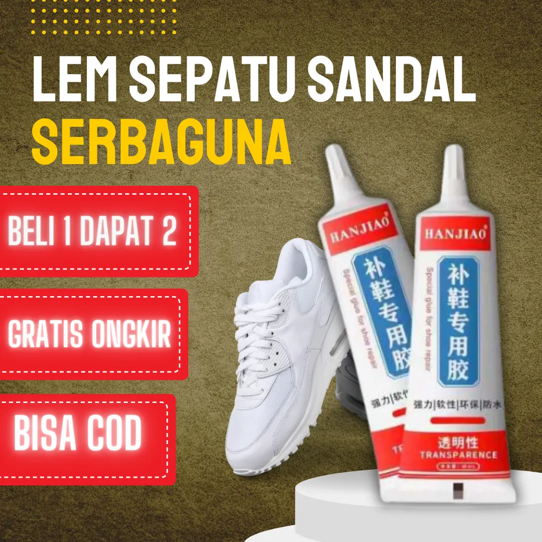 [Promo] Lem Perekat Sepatu Sandal Rusak Serbaguna Tahan Air Merekat Kuat