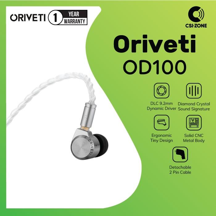 Gambar Oriveti OD100 Single 9.2mm Dynamic Driver In Ear Monitor Earphone dari CSI-ZONE Kota Tangerang Selatan Tokopedia