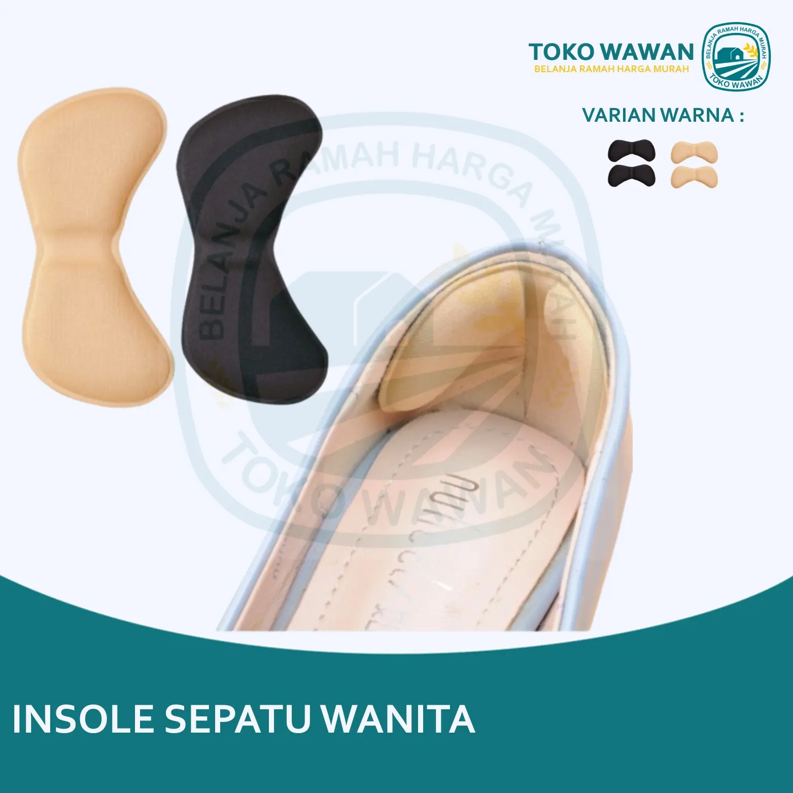 Insole Sepatu Wanita Kebesaran Alas Sepatu Tumit Anti Lecet Sol Sepatu Untul Kaki Anti Lecet Bantalan Sepatu High Heels