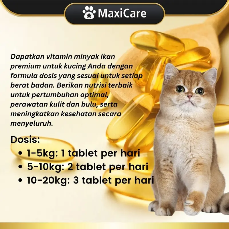 Fish Oil Minyak ikan Untuk Kucing Multivitamin 1