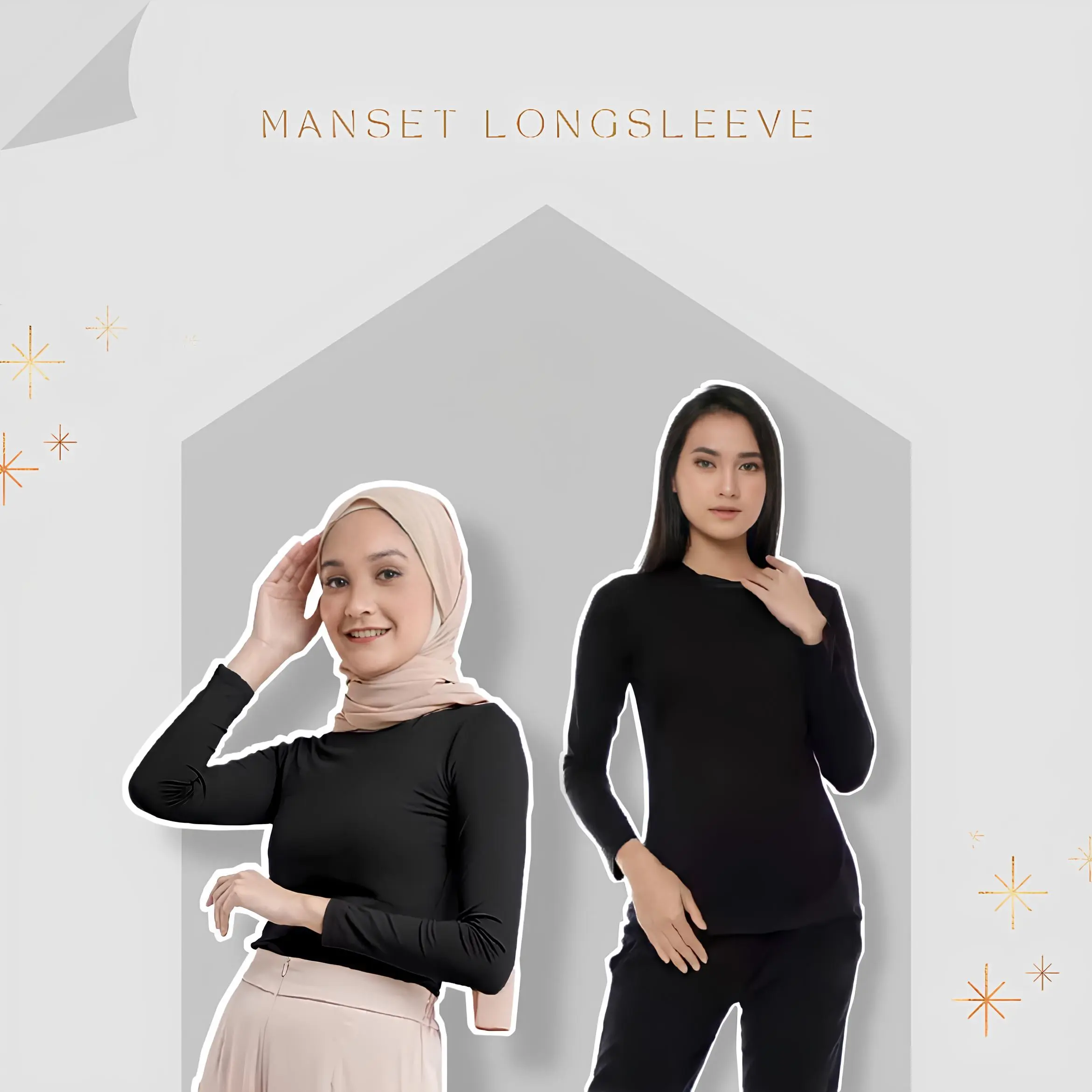 Manset Kaos XL by Star Hijab Muslim Nyaman
