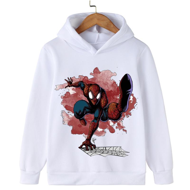 Product Introduction of Big adventure anime Spider Superman fashion comfortable long sleeve sweatshirt boys new hoodie fall casual hoodie tops 6