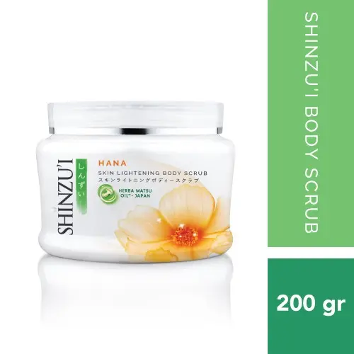 Shinzui Hana Skin Lightening Body Scrub 200g 2