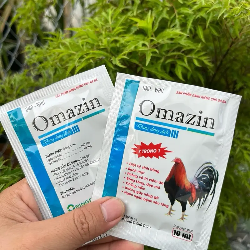 Combo 3 Gói Tăm Mạt Chiến Kê 7 Trong 1 Diệt ngoại ký sinh trùng như mạt, rận, ve, bọ chét. Giúp bóng lông đẹp mã, chống nấm, ngừa viêm da, không gây nóng gà và phong ngừa sâu lông. 3