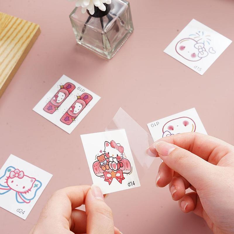 Product Introduction of Miếng Dán Hình Xăm, Phong Cách Ins, Đầy Màu Sắc, Thiết Kế Hello Kitty, 24 / 25 Cái, Miếng Dán Cơ Thể, Đồ Chơi Dopamine, Dễ Thương, Y7X1 25