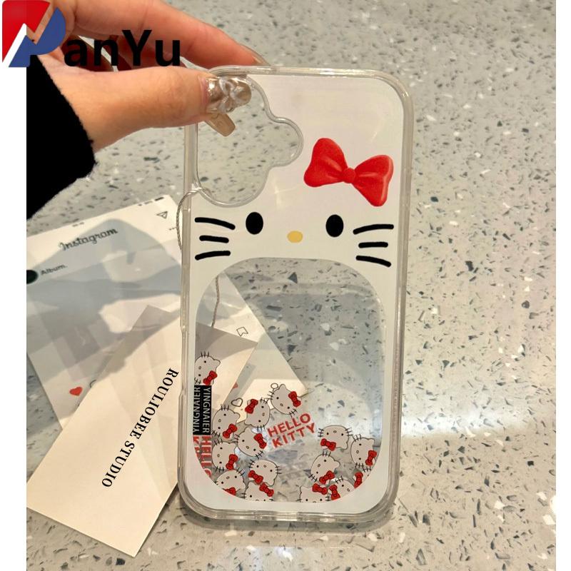Product Introduction of Ốp Điện Thoại Cát chảy, Thiết Kế Miệng Lớn Di Động, Hello kitty iphone 15 / 16, Thích Hợp Cho Apple 14pro Và 13, Nữ, Bộ 12, [Yêu Cầu Panyu] 10