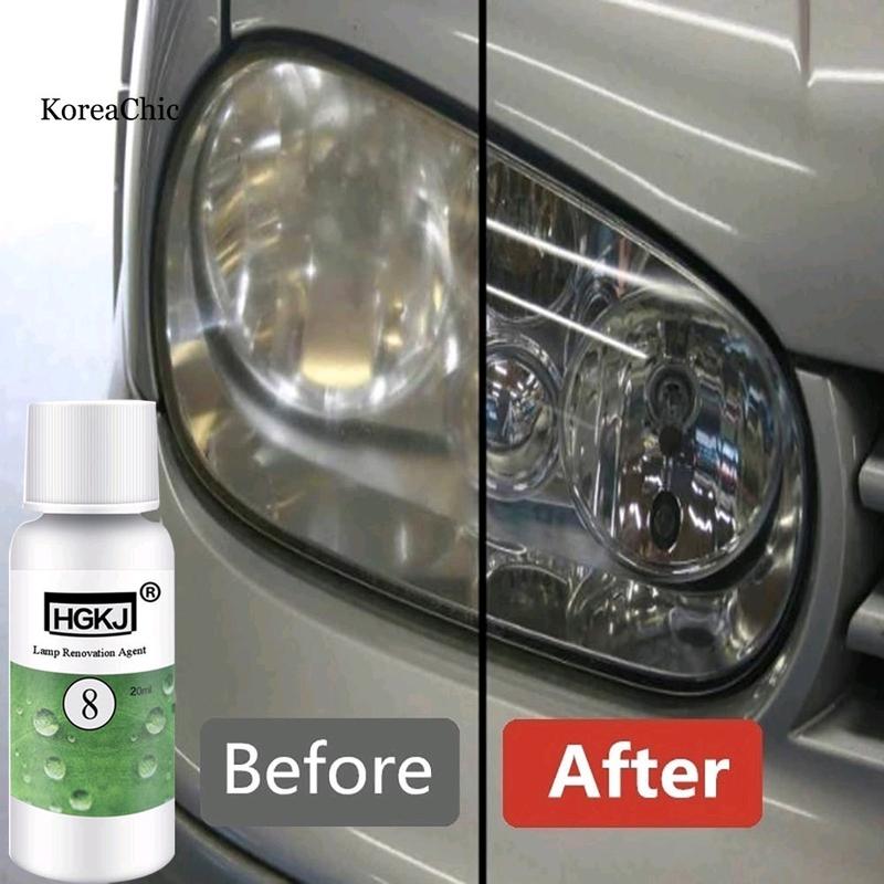 Dung Dịch Đánh Bóng Đèn Pha HGKJ Ô Tô Dung Tích 20ml 6