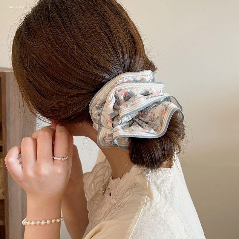 Forest style accessories, hair ropes, lace, French minimalist hair, ins ...