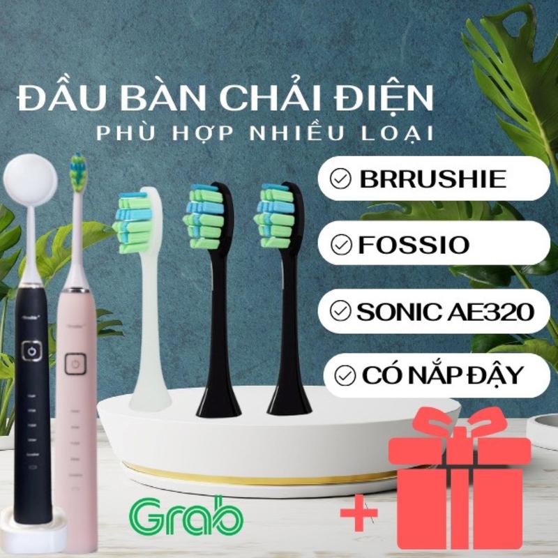 Đầu Bàn Chải Điện phù hợp Brushie, Fossio, Sonic AE320, Hangy và các loại bàn chải điện khác Trắng Răng