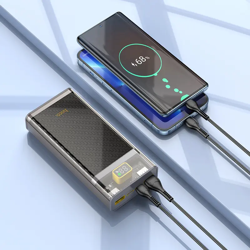 Sạc dự phòng nhanh 20w Hoco J103A dung lượng pin 20000mAh PD20w + QC22.5w có màn LCD hiển thị dung lượng pin 5