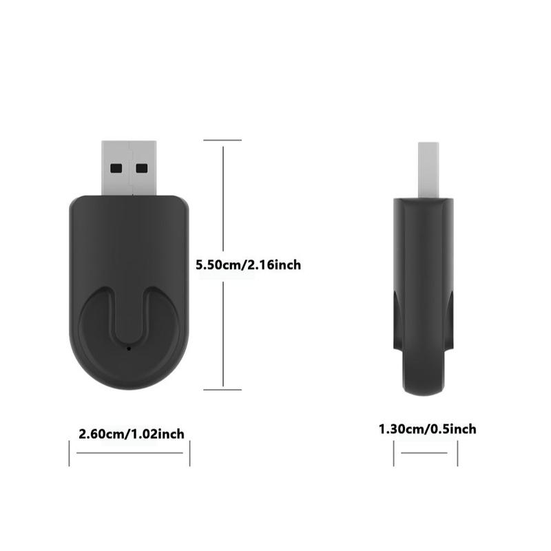 Wireless Car Adapter, Wired to Wireless Car Adapter, Automatic Connect Adapter, Plug and Play Mini Box Compatible with 99% Cars 1