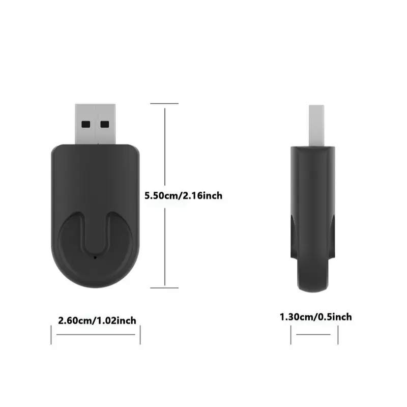 Wireless Car Adapter, Wired to Wireless Car Adapter, Automatic Connect Adapter, Plug and Play Mini Box Compatible with 99% Cars 1