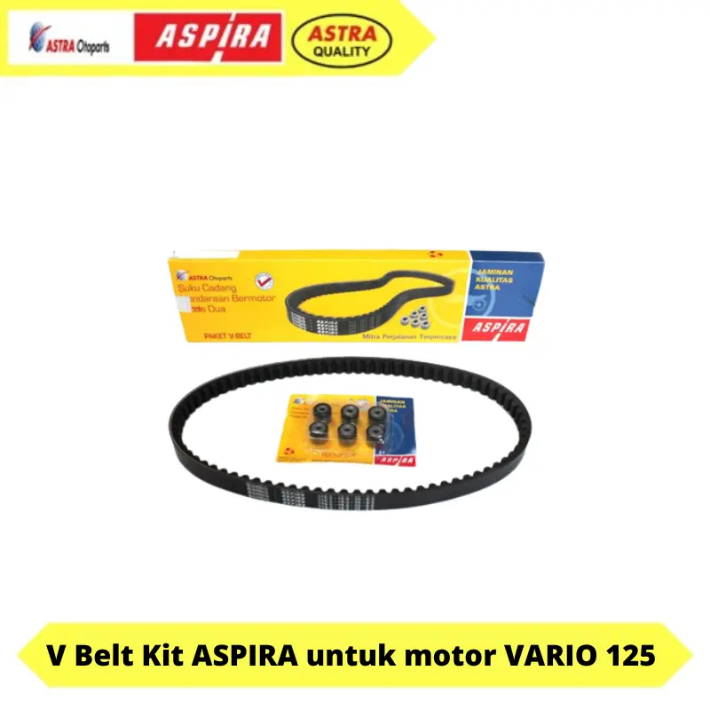 V Belt Kit ASPIRA untuk motor VARIO 125 FI H2-231PA-KZR-1200 Cvt Karet