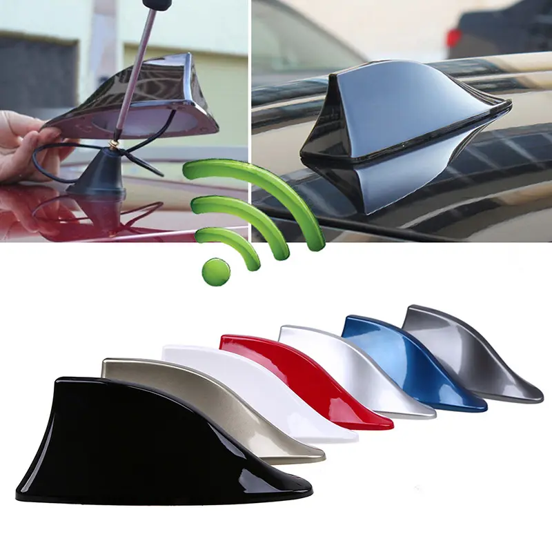 Automobile Decorative Shark Fin Antenna with Special Antenna for Signal Radio.