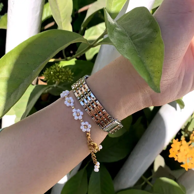 daisy bracelet | gelang manik daisy 2