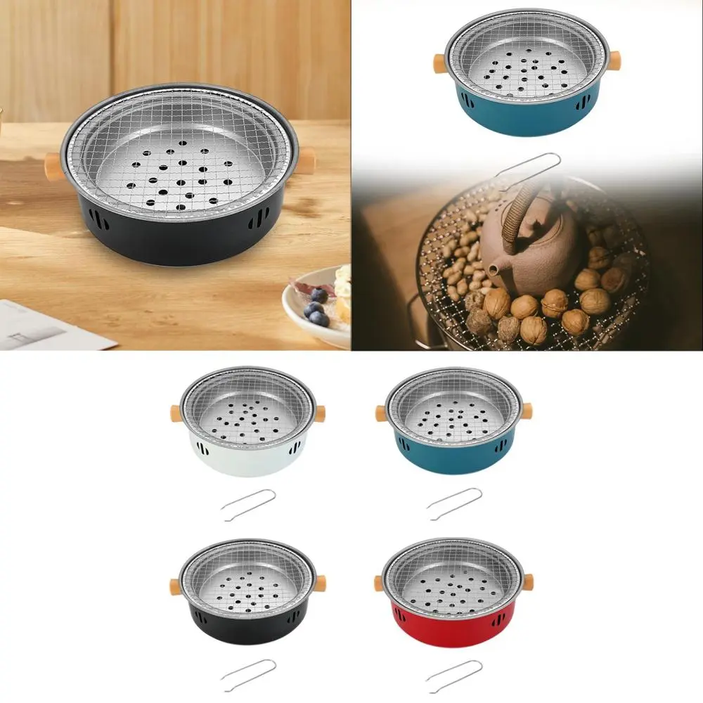 Tea Stove Furnace Wood Burning Camp Stove for Outdoor Indoor Hiking Patio