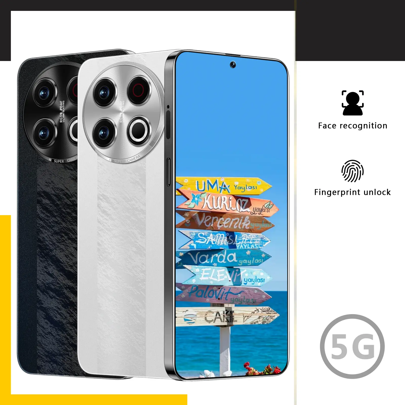 VlVQ V30 Điện thoại thời trang Màu sắc độc đáo Màn hình 6,78 inch 120Hz 8GB+256GB 5G Pin 5000mAh Cho người yêu cái đẹp