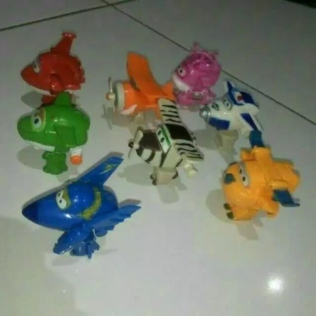 action figure super wings isi 8pcs 1 set 3