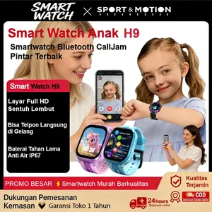 Smartwatch Anak 4G Video Call Anti Air GPS Anti Hilang SOS Telepon Support SIM Card Uniseks