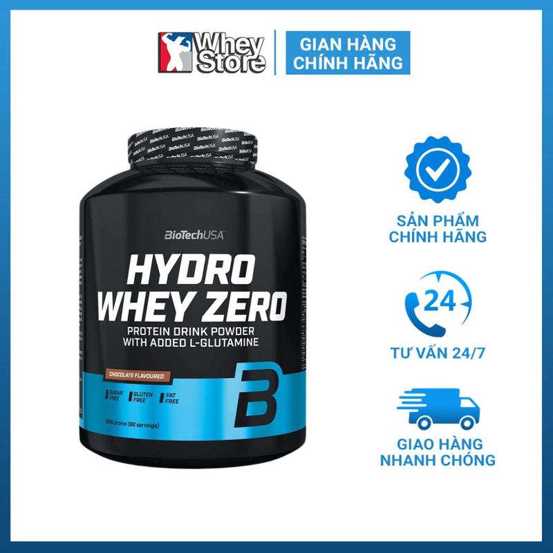 Bột Protein Thủy Phân BiotechUSA Hydro Whey Zero 4lbs | WHEYSTORE