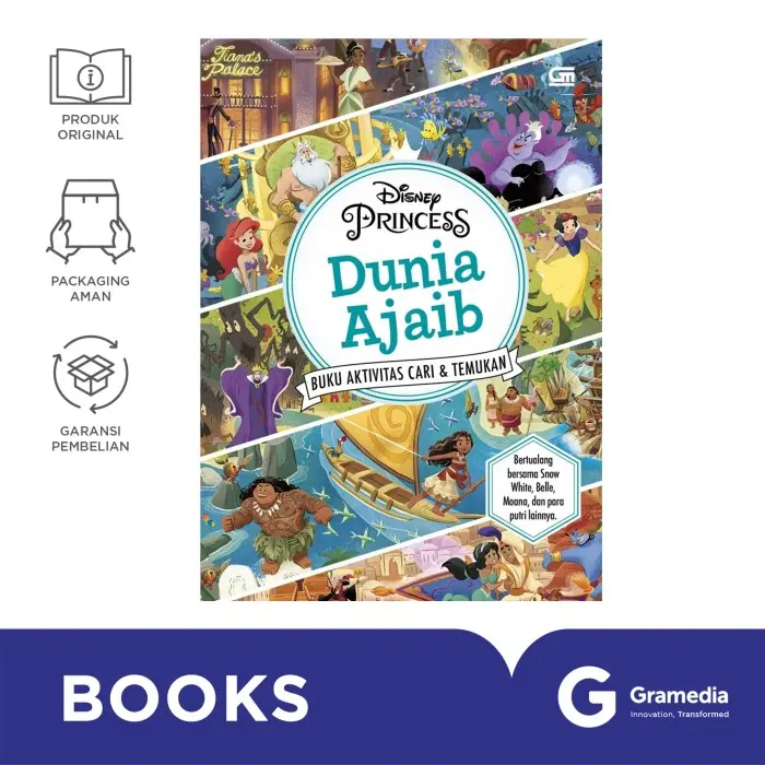 Buku Disney Princess Dunia Ajaib Buku Aktivitas Cari dan Temukan 0