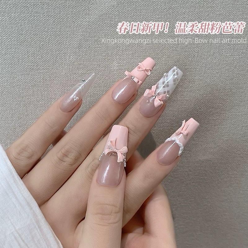 Khuôn silicon làm charm 3D , khuôn nơ cao cấp 25 mẫu, khuôn làm hoa ( có hộp đựng) - Unnie Nails 4