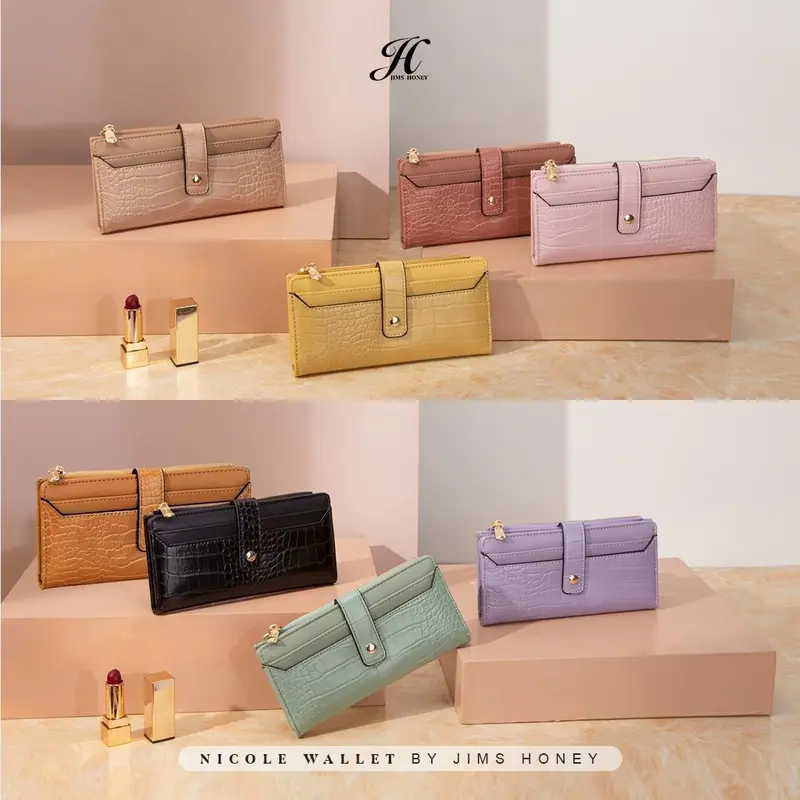 NICOLE WALLET Jims Honey Dompet Panjang Wanita Kartu 6
