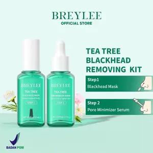 BREYLEE Tea Tree Blackhead Removing Kit - Pembersih/Pengangkat Komedo & Pengecil Pori-pori (1pc)