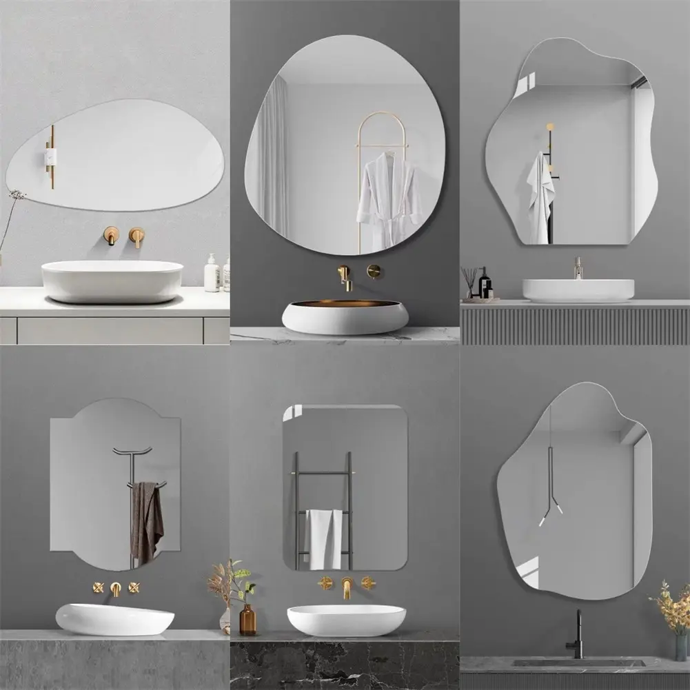 Irregular Mirror Wall Decorative Mirrors for Dressing Table Bedroom Living Room