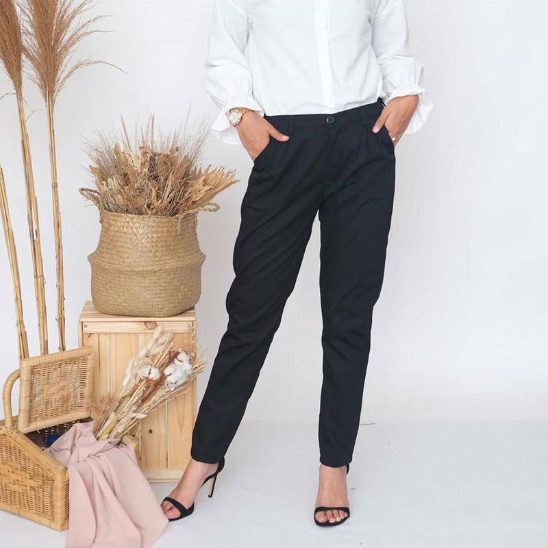 Product Introduction of Celana baggy pants wanita premium||celana panjang wanita||celana kerja wanita 3