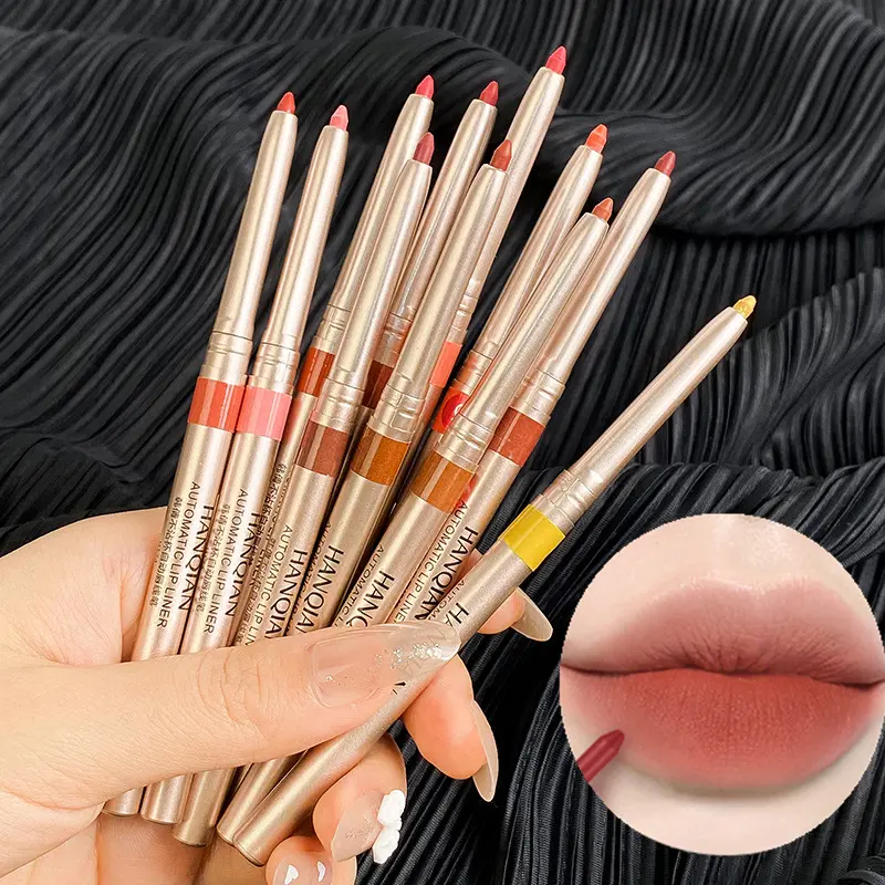 Bút Kẻ Viền Môi Trang Điểm, Mking, Không Thấm Nước, Chạm Khắc Và Chính Xác, Loại Đường Viền, Lâu Trôi, Mỹ Phẩm Màu Sắc, Son Môi