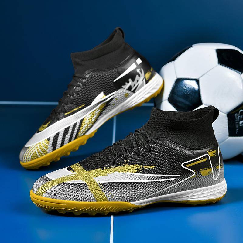 （SIZE 33-45）Ready Stock Unisex Plus Size Football Shoes Outdoor Futsal Soccer Shoes Non-slip Training Shoes 3