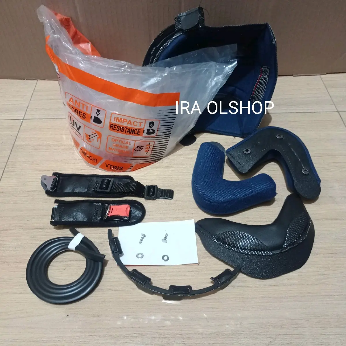 Paket Busa dan Kaca Visor Helm Ink CX22 Fulset - Pilihan Paket - Motorcycle
