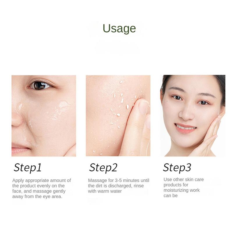 Gel tẩy tế bào chết nha đam, 60g, dưỡng ẩm, chăm sóc da, kem tẩy tế bào chết mặt, làm sạch 6