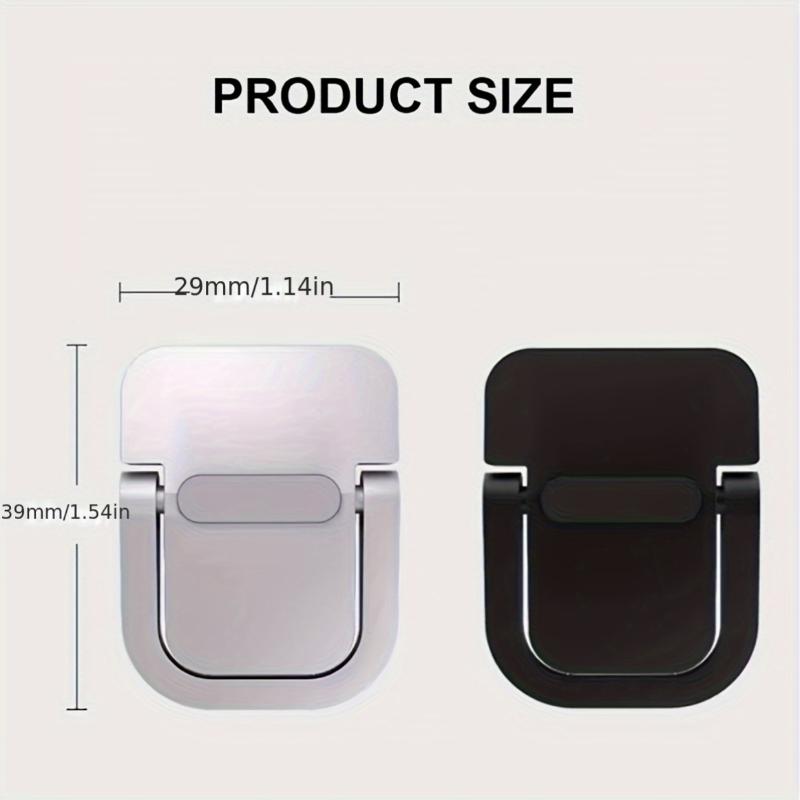 4pcs Portable Notebook Stand: Invisible, Foldable and Ergonomic Desktop Support for 10-18 Inch Laptops, Tablets, Keyboards and Mobile Phones - Made of ABS Material 2