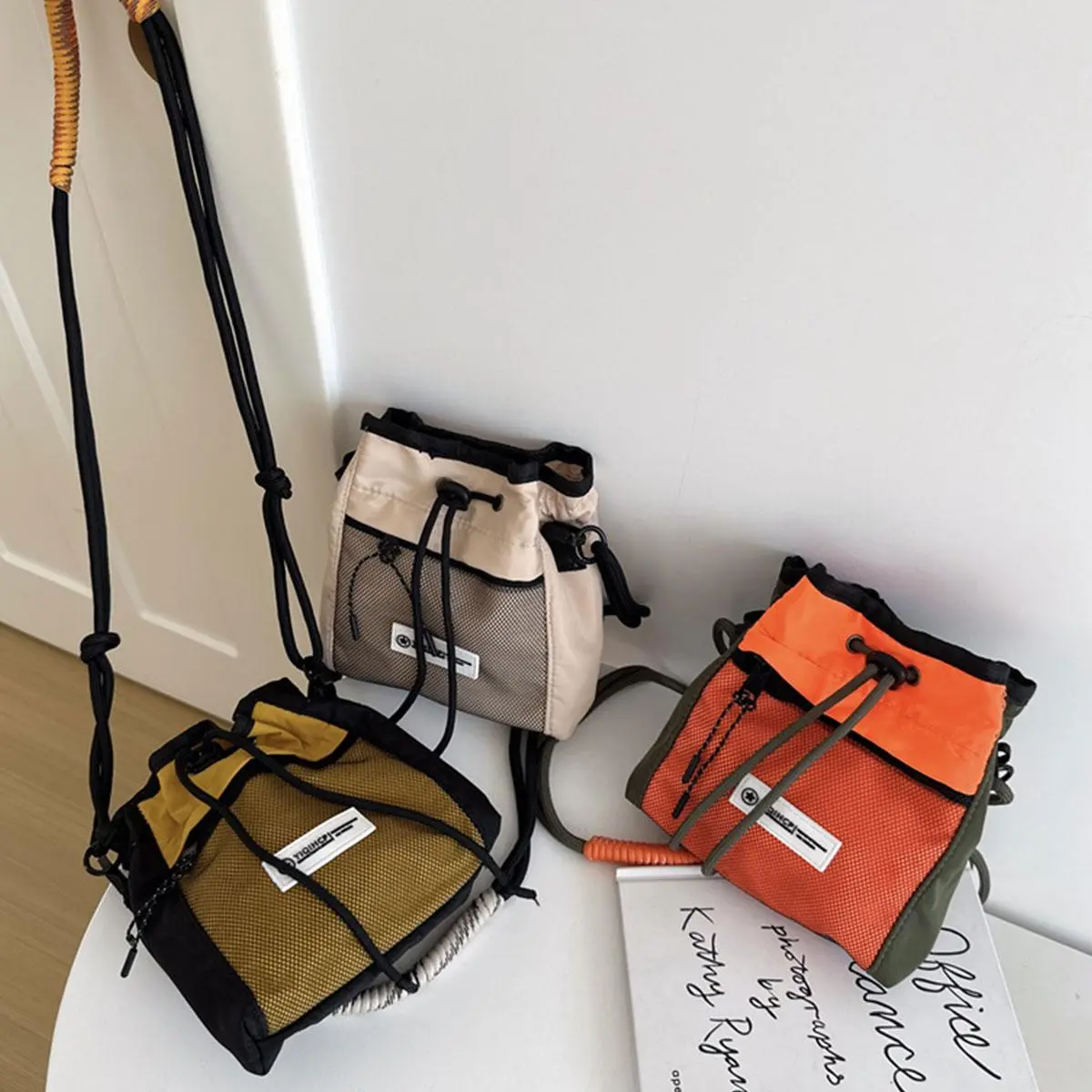 Crossbody Bag Men'S Models Function Work Style Shoulder Bag Students Trend Sports Portable Mobile Phone Bag Female
