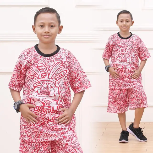 SETELAN BALIKUTA ABG / SETELAN ANAK SEHARI-HARI Lengan pendek Celana 4