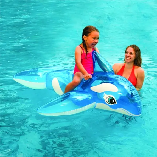 Pelampung Anak Paus Biru Lil Whale Pool Ride-On INTEX 58523