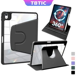 TBTIC For iPad Case Air 7 M3 2025 6 Pro 11 2024 Air 5 4 10.9 11th A16 10th 9th 8th Gen 7th 10.2 Mini 6 With Pencil Holder 360 °   Rotation