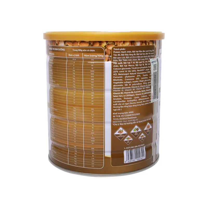 Sữa Hạt Matti Mum Lợi Sữa Cho Mẹ Sau Sinh 650g - Tăng Cường Tiết Sữa, Bổ Sung Vitamin Và Khoáng Chất, Protein 3