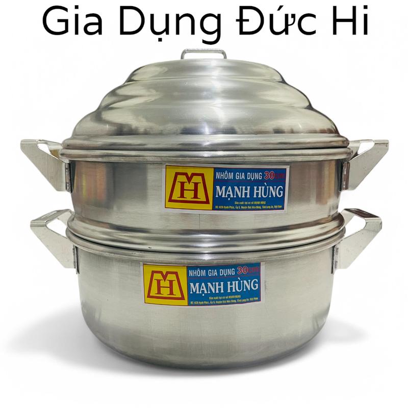 Nồi Hấp 2 Tầng Cao Cấp Mạnh Hùng Size 34cm 38cm - Xửng Hấp 34cm 38cm vn nhiệt