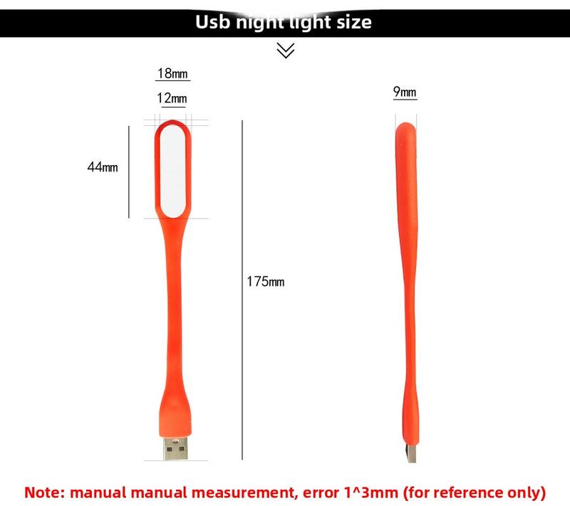 Product Introduction of usb light Power saving night light Hose light LED light usb port light gift 1
