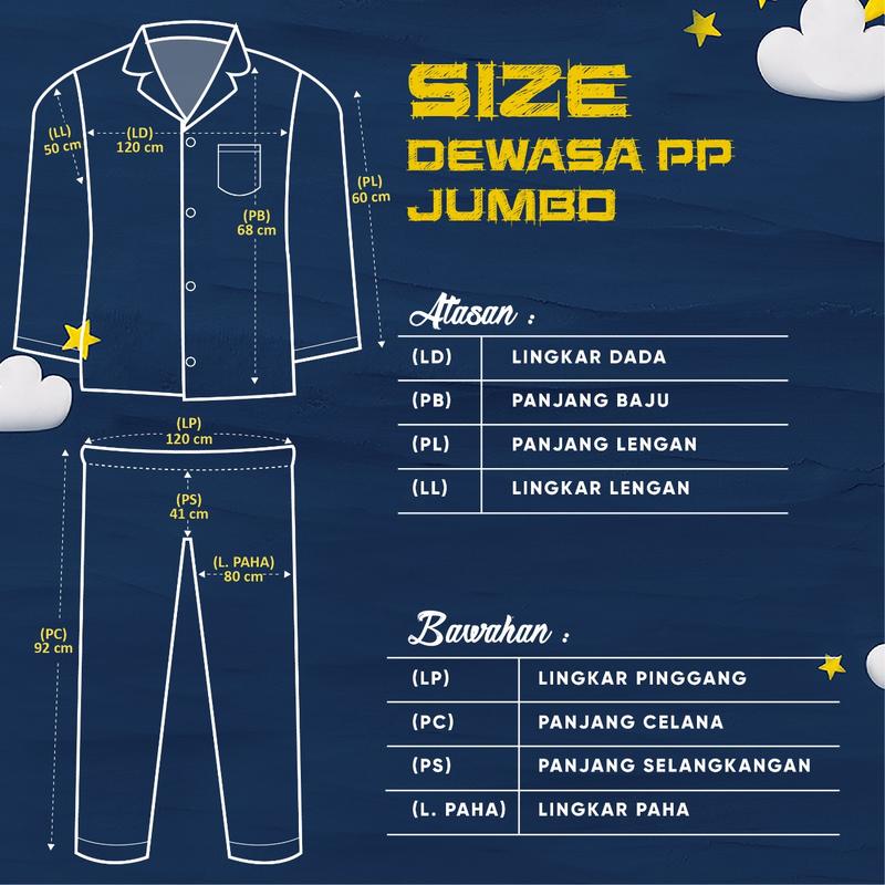 Product Introduction of Cleopatra Piyama Wanita PP ( L, XXL ) Bahan Microtex / Motif Karakter / Setelan Baju Tidur Lengan Panjang Poliester 10