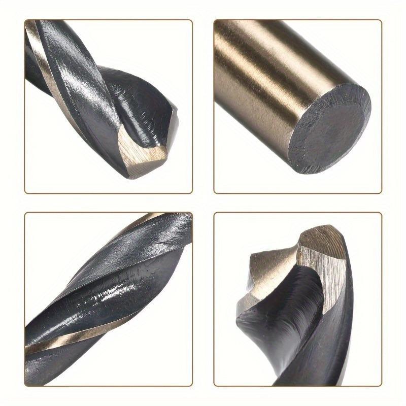 Product Introduction of Drill Bit Set, 13pcs/set Metric Sizes 1.5mm-6.5mm Cobalt Twist Drill Bits Set for Stainless Steel and Hard Metal, Power Tool Accessories 2