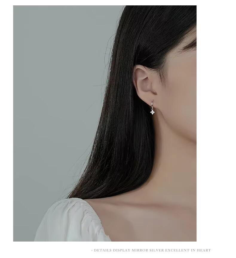 Product Introduction of Sterg Sier leaf  Earrings For Women Trendy Earring Jewelry Prevent Allergy Party Accessories Gift 3