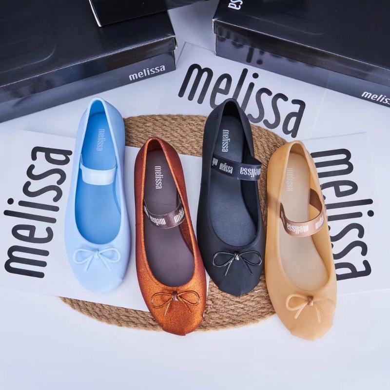 Product Introduction of Mellisa Melisa Bowknot Closed Toe Ballet Shoes Niche French Evening Style Grandma Shoes Beach Shoes Women's Single 1